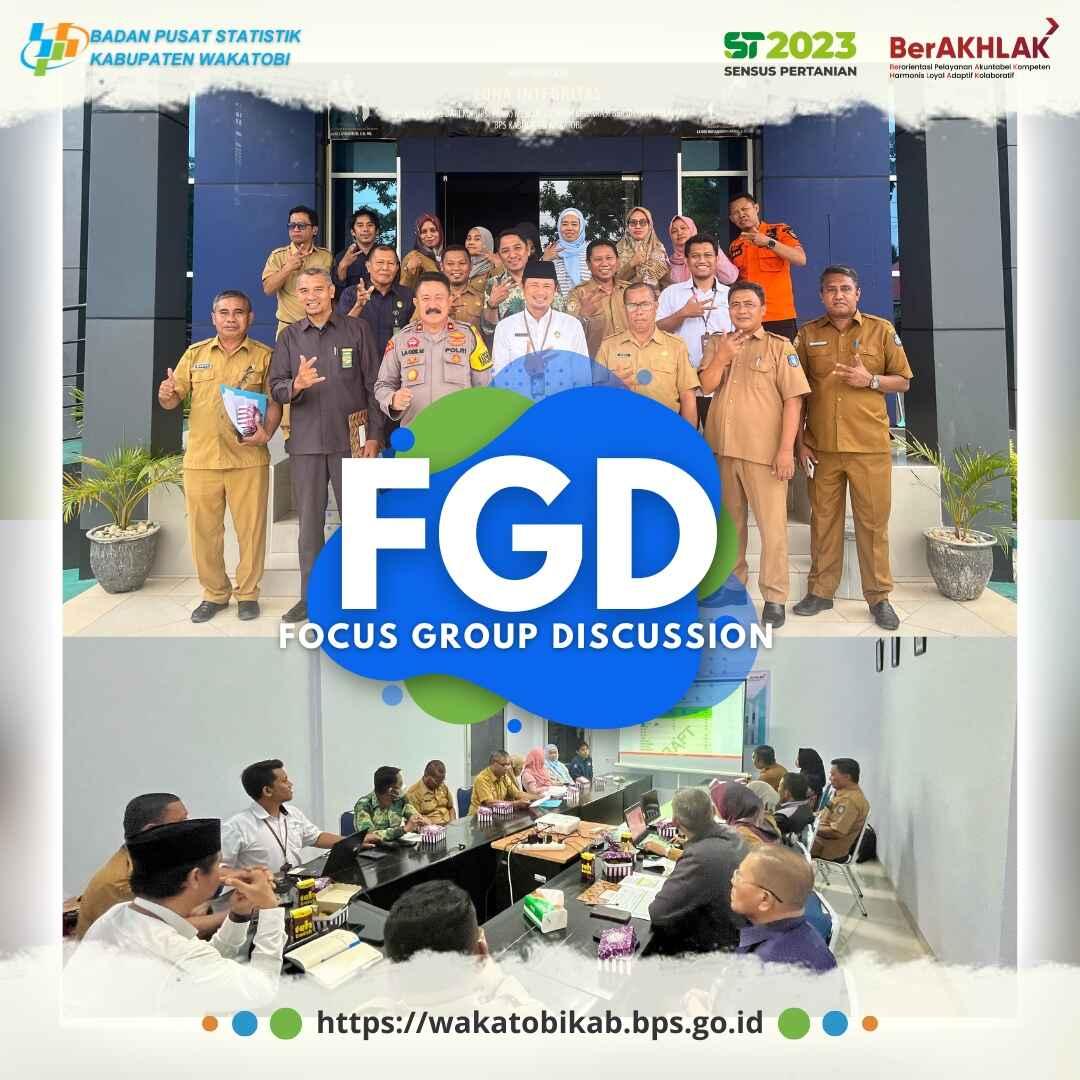 Focus Group Discussion (FGD) Sinkronisasi Data Wakatobi Dalam Angka Tahun 2024